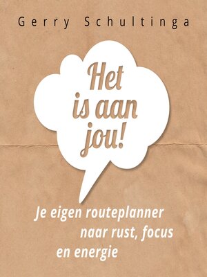 cover image of Het is aan jou!